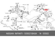 NISSAN 55502-1BA0A