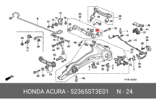 HONDA 52365-ST3-E01