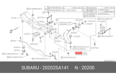 SUBARU 20202-SA141