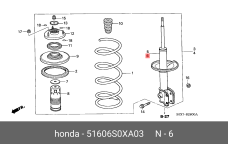 HONDA 51606-S0X-A03