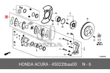 HONDA 45022-TBA-A00