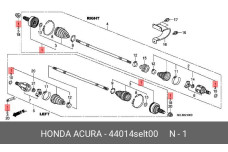 HONDA 44014-SEL-T00
