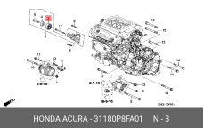 HONDA 31180-P8F-A01