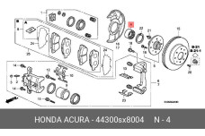 HONDA 44300-SX8-004