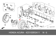 HONDA 42510-SR3-A11