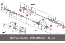 HONDA 44014-SS0-000