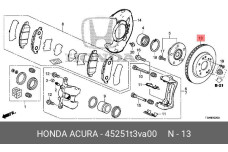 HONDA 45251-T3V-A00
