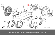 HONDA 42300-S2L-008