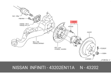 NISSAN 43202-EN11A
