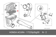 HONDA 17220-P5T-G00