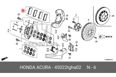 HONDA 45022-TGH-A02