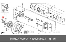 HONDA 44300-S9H-003