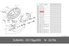 SUBARU 25178-GA390