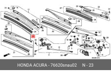 HONDA 76620-SNA-U02