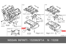 NISSAN 15208-65F1A