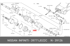 NISSAN 39771-JD22C