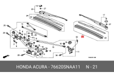 HONDA 76620-SNA-A11