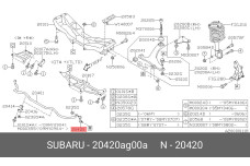 SUBARU 20420-AG00A