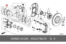 HONDA 45022-T5B-J10
