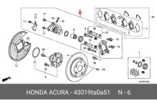HONDA 43019-TA0-A51
