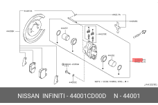 NISSAN 44001-CD00D