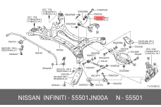 NISSAN 55501-JN00A