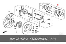 HONDA 43022-SMG-E02