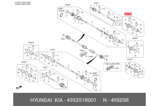 HYUNDAI / KIA 49535-1R001
