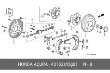 HONDA 43153-SH5-G01
