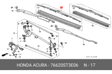 HONDA 76620-ST3-E06