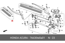 HONDA 76630-TE0-A01
