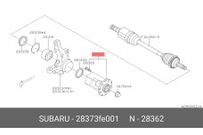 SUBARU 28373-FE001