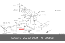 SUBARU 20250-FE000