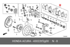 HONDA 43022-TF2-G00