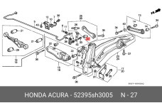 HONDA 52395-SH3-005