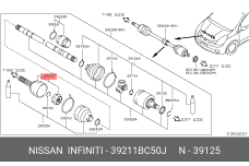 NISSAN 39211-BC50J