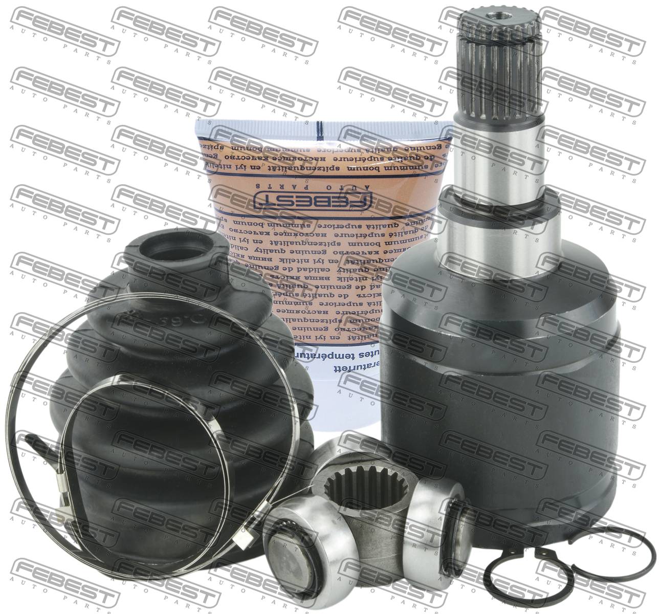 0711-GVJBRH FEBEST Tête De Cardan Essieu Avant Droit, Du