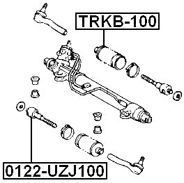 Kit Tiranti Febest Per Toyota Land Cruiser 90 - Ricambio Auto | Compatibile Con Modelli TD E D-4D - Foto 14