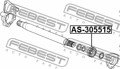 FEBEST QUERLENKER LAGER HINTERACHSE VORNE PASSEND FÜR MAZDA 3 6 CX-5 | MZAB-152