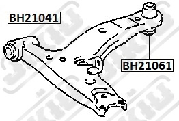 Jikiu bh21061 сайлентблок