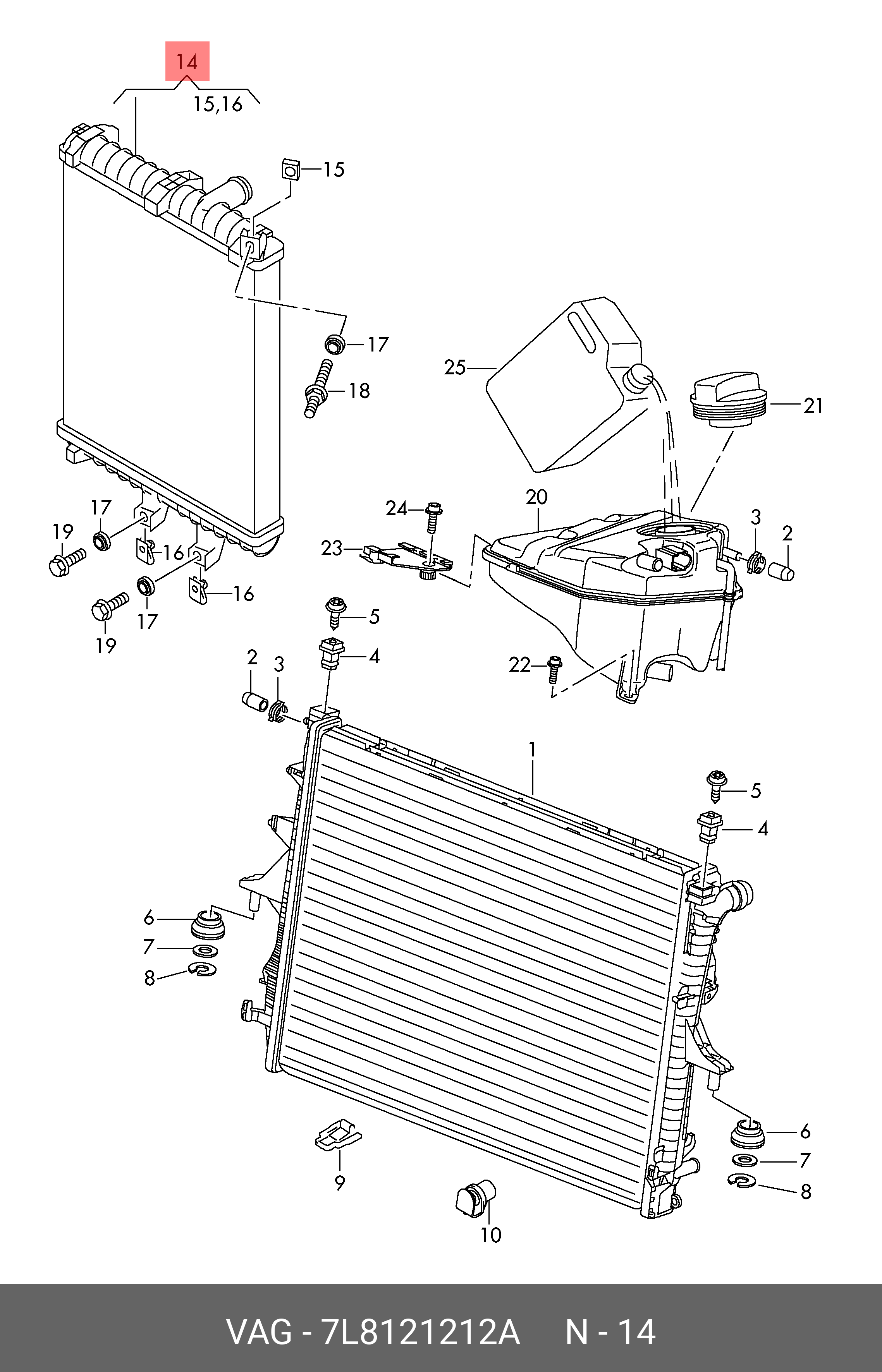 VOLKSWAGEN 7L8121212A 7L8121212A