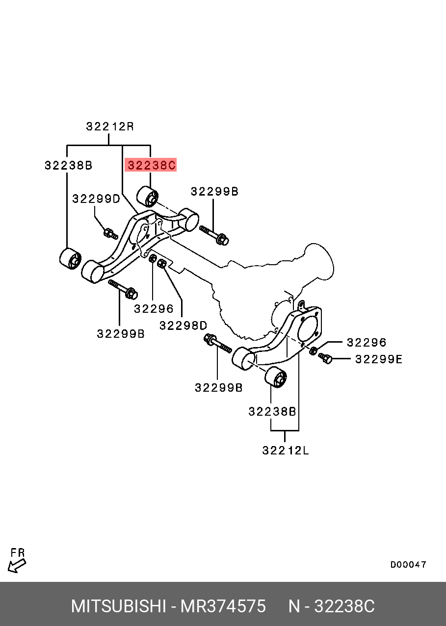 MITSUBISHI MR374575 MR374575 