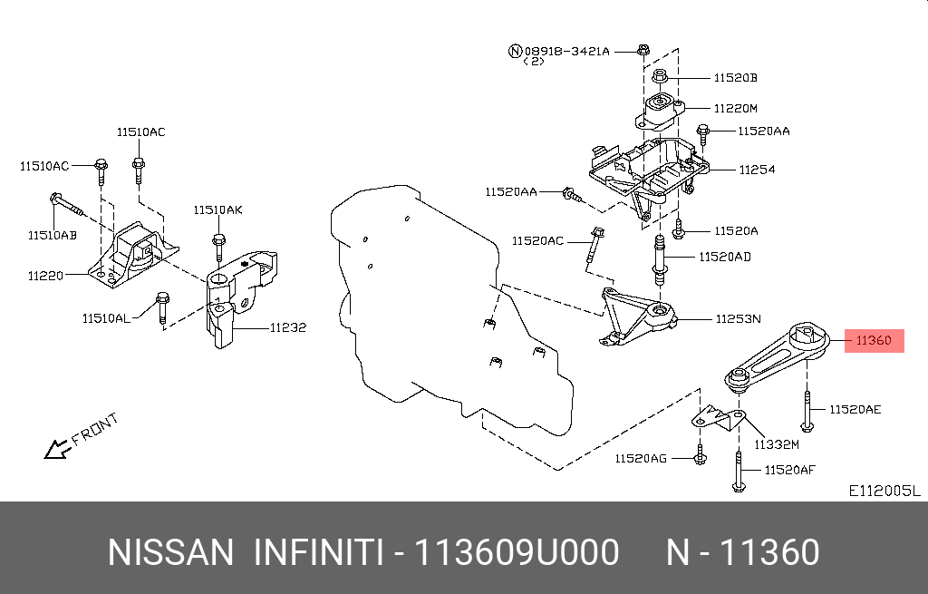 Nissan 11360 el00a