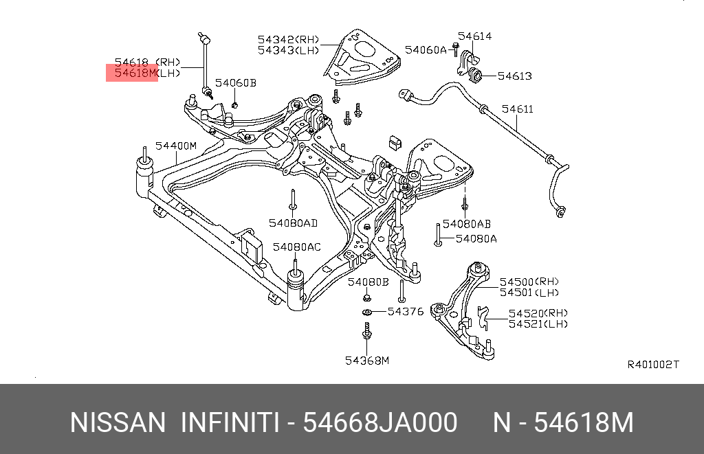 CTR Front Left Stabilizer Bar Link - OE Quality Replacement For Infiniti QX60, Nissan Altima, Maxima, Murano, Pathfinder