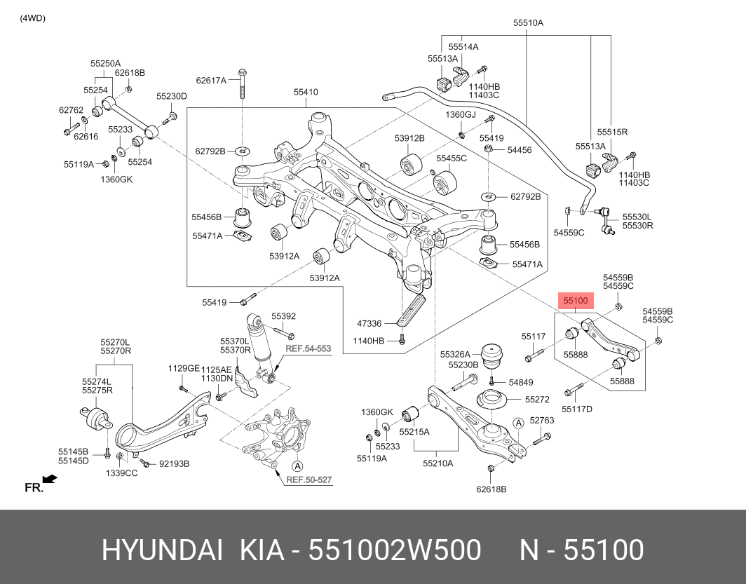 Hyundai / KIA 55100-2W500 55100-2W500
