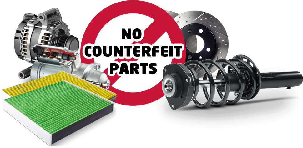 Fitinpart says  NO to counterfeit!